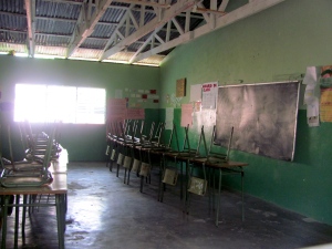 The inside of an El Mango classroom